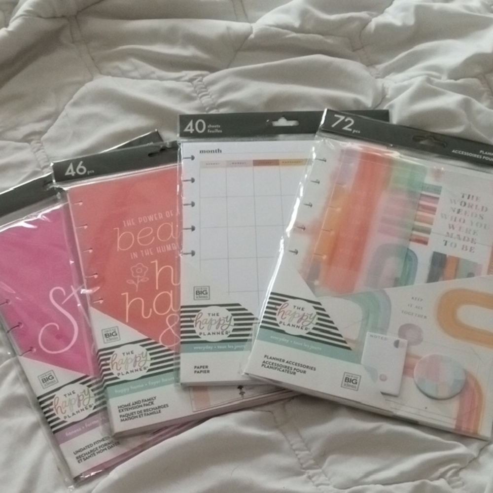 Large Happy Planner Bundle & accessories